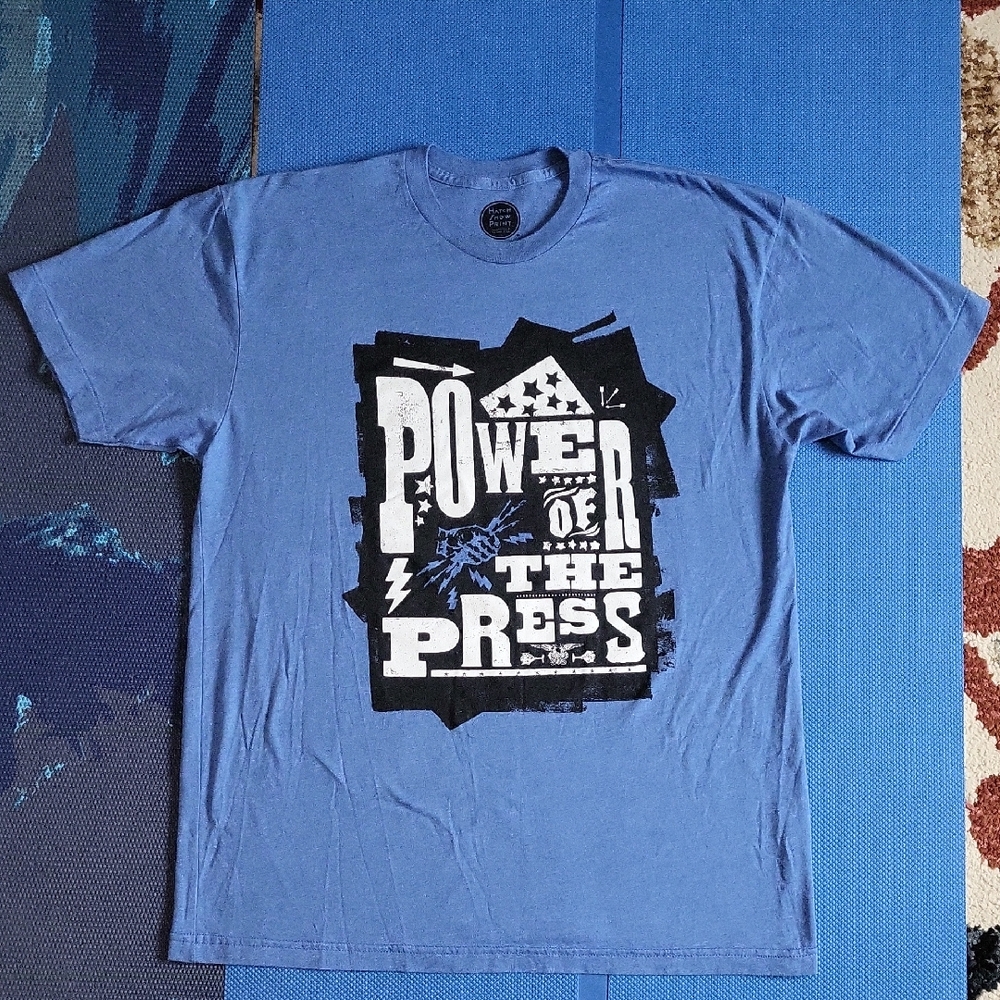 Hatch Blue Graphic Tee